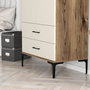 Hanah Home Kumsal T Nogal y Crema